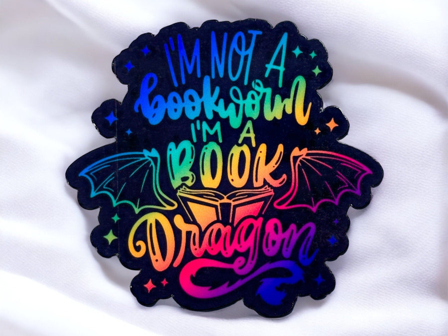 Black Book Dragon Sticker