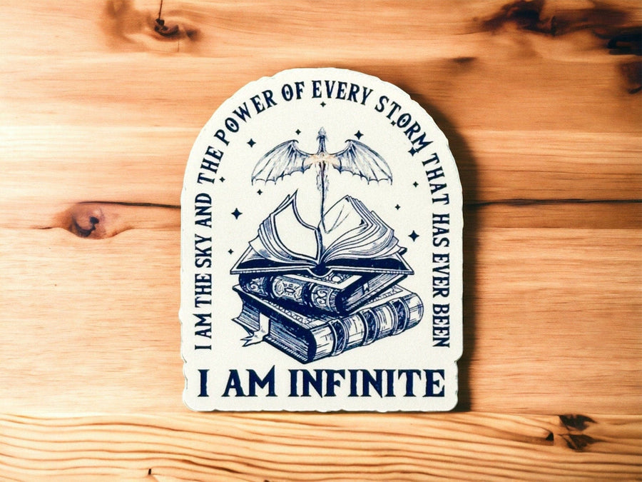 I Am Infinite Dragon Rider Sticker