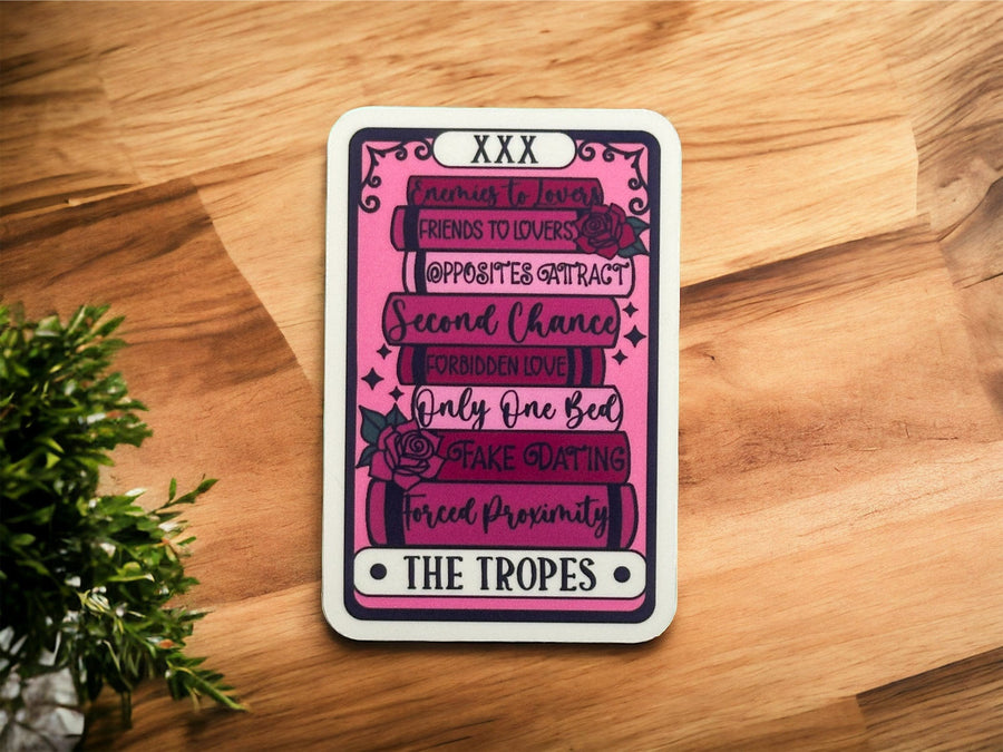 The Pink Tropes Tarot Sticker