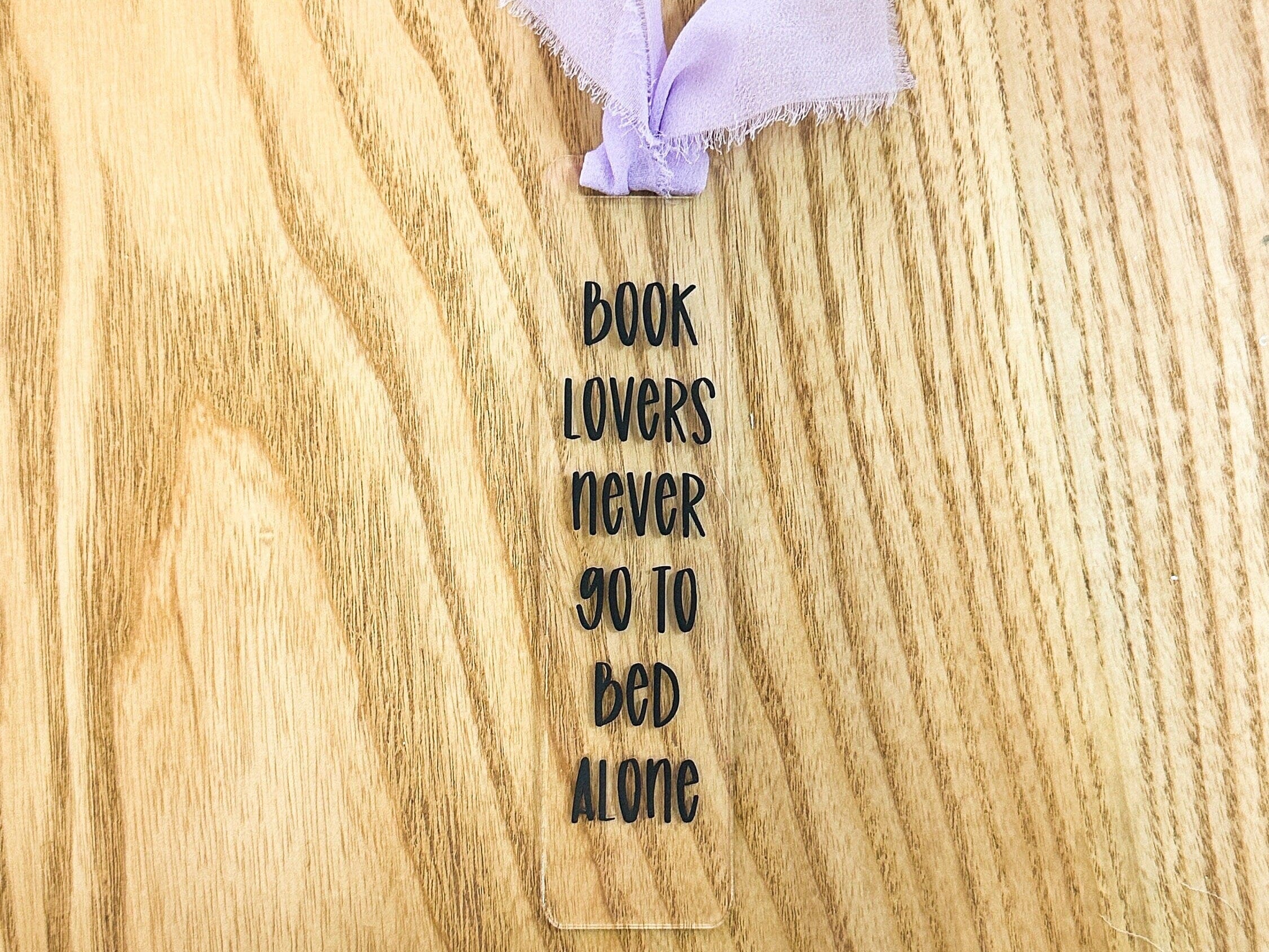 Handmade Acrylic Book Lovers Bookmark